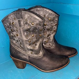 Bull Boxer Charcoal genuine leather boots